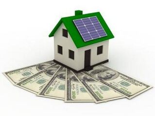usando energía solar para ahorrar dinero